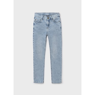 Basic regular fit jeans - STONE WASHED JEANS 8Y