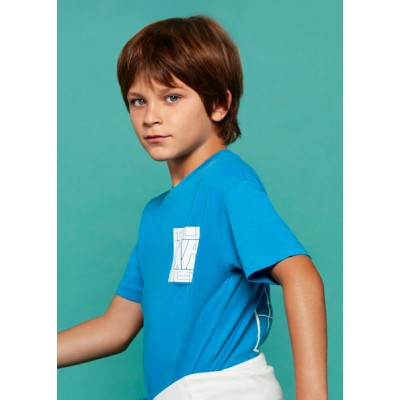 Short-sleeved blouse anyone - TURQUOISE 10Y