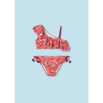 Asymmetric bikini - ORANGE 14Y