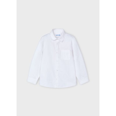 Basic long sleeve shirt - WHITE 8Y