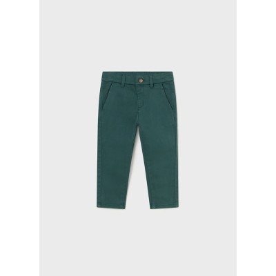 Basic diagonal pocket trousers - PETROL 18M