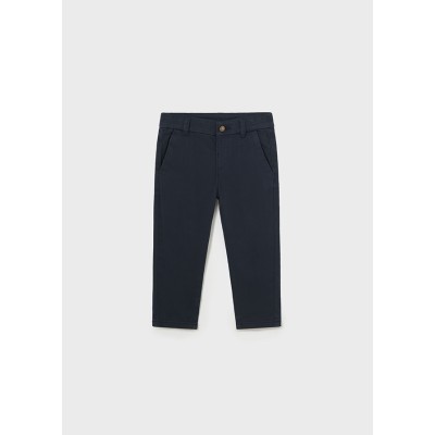 Basic Slanted Pocket Pants - NAVY BLUE 12M