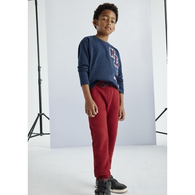 Basic sweatpants - RED 16Y