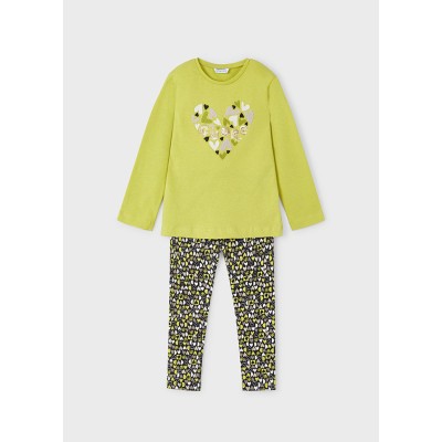 Set of leggings - LIME 5Y