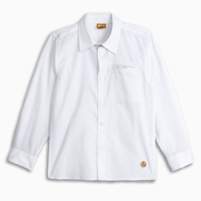 Boys Parade Shirt - WHITE 14Y