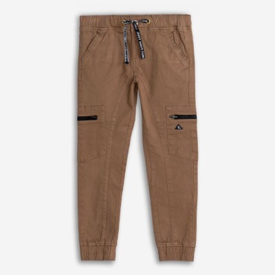 Fixed lycra pants - BROWN 8Y