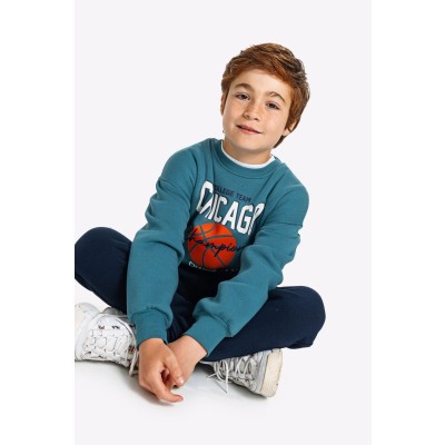 Tracksuit for boys - PETROL 14Y