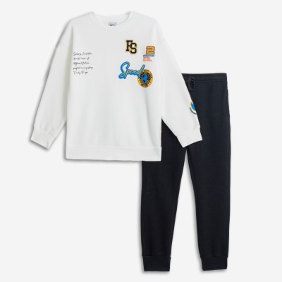 Tracksuit for boys - WHITE 14Y