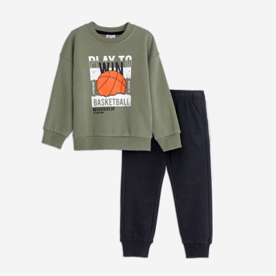 Baby boy's tracksuit - KHAKI 1Y