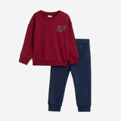 Baby boy's tracksuit - BURGUNDY 3Y