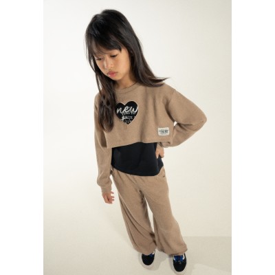 3pc pants set. - BROWN 14Y