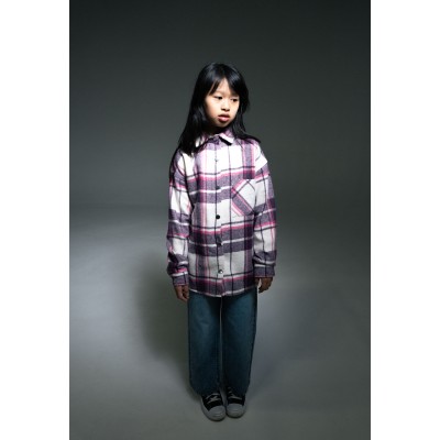 Plaid shirt - MAGENTA 12Y