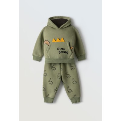 Baby overalls set - GREEN 12M