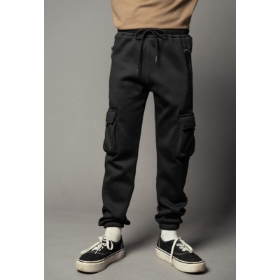 Cargo Pants - BLACK 12Y