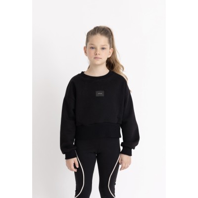 Set of black leggings - BLACK 10Y