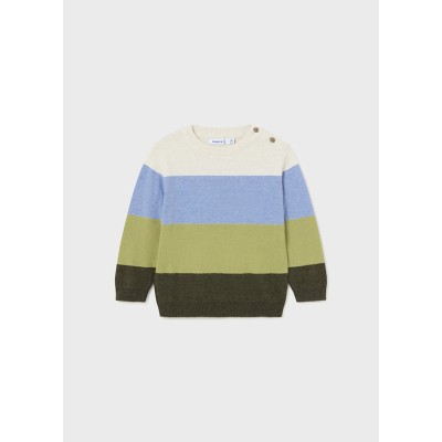 Striped jersey - GREEN 6M