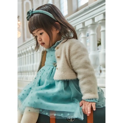 Knitted cardigan - BEIGE 18M