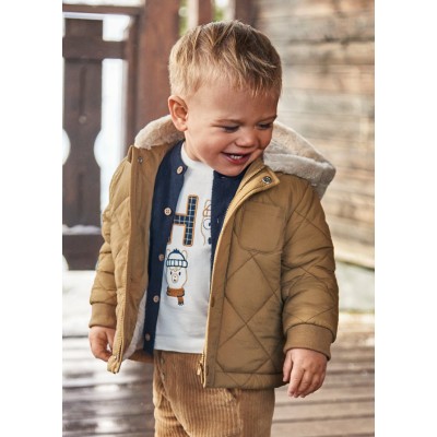 Padded jacket - BEIGE 12M