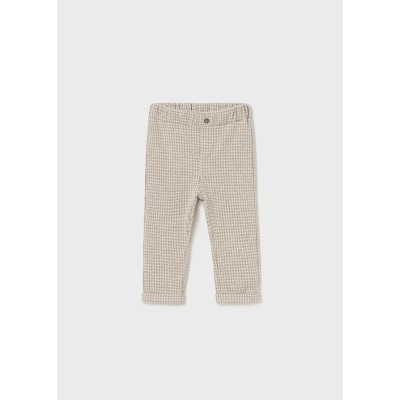 Mako jacquard trousers - BEIGE 18M