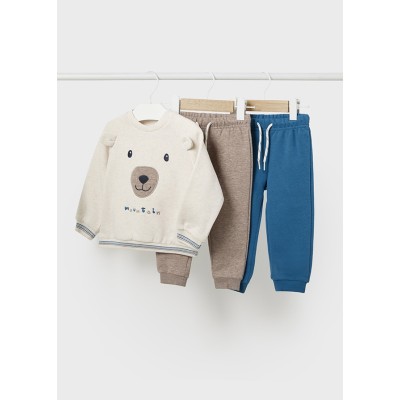 Form 2 sweatpants with face - BEIGE 24M