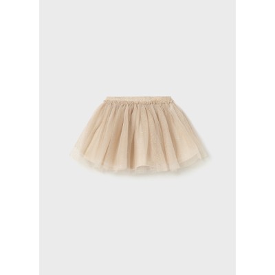 Tulle skirt - BEIGE 24M