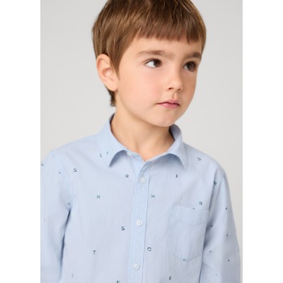 Long sleeve shirt with prints - BLUE 8Y