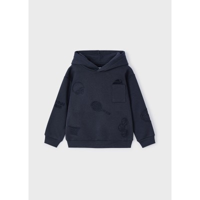 Embroidery sweatshirt - NAVY BLUE 7Y