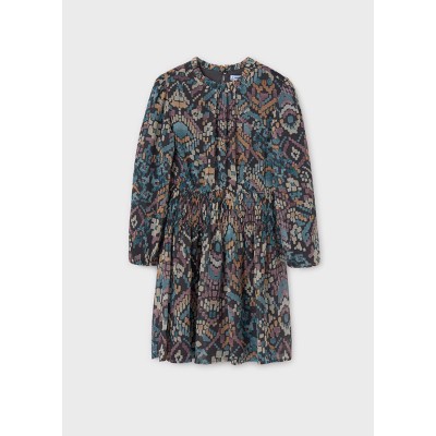 Printed dress - GREY 10Y