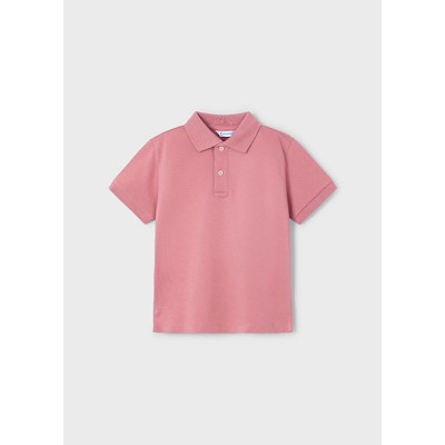 Basic short-sleeved polo shirt - ROBUST APPLE 4Y