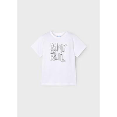 Basic short-sleeved shirt - WHITE 3Y