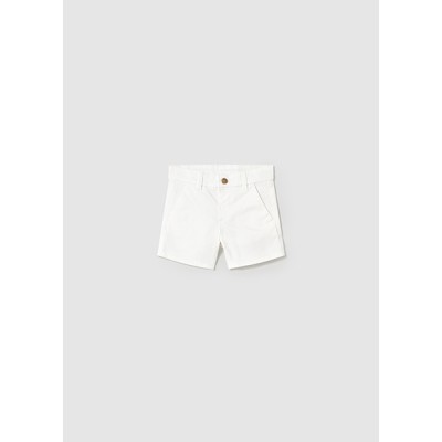 Basic bermuda shorts with slant pockets - WHITE 12M