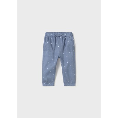 Long printed pants - BLUE 6M