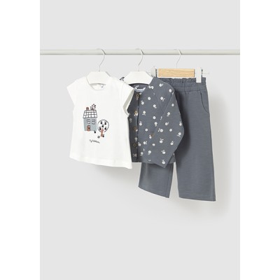 3-piece pants set - GREY 18M