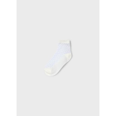 Polka dot sock - CREAM 16Y