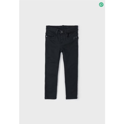 Soft slim fit trousers - BLACK 7Y