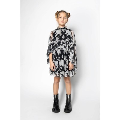 Cap dress black - BLACK 10Y