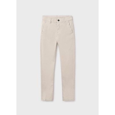 Basic slant pocket pants - BEIGE 10Y