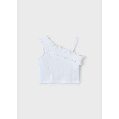 Perforated tank top - WHITE 10Y