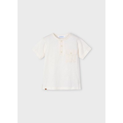 Short sleeve collared blouse - WHITE 8Y