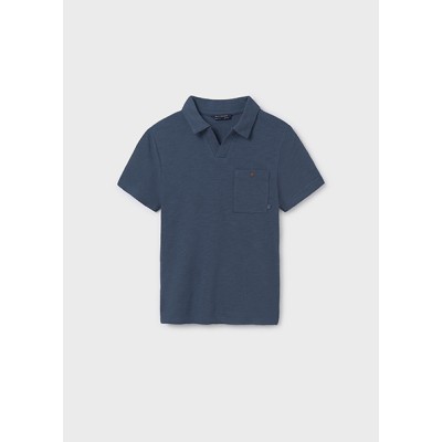 Shirt with wide pockets - BLUE 10Y