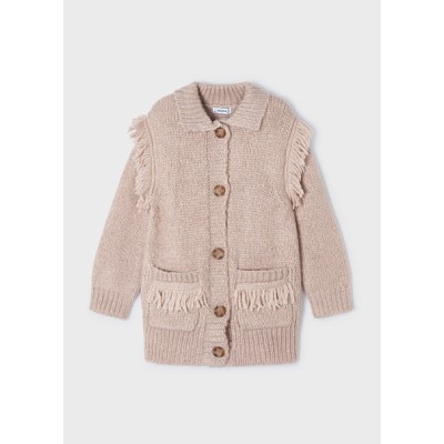 Knitted cardigan - BEIGE 6Y