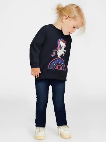 Μπλούζα φούτερ nmfvenus ls sweat name it - ΜΠΛΕ 18M-2Y