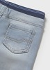 Παντελόνι soft denim jogger - ΧΛΩΡΙΩΜΕΝΟ 3Y